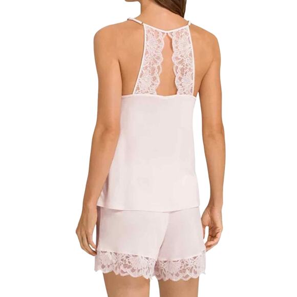 Hanro Mae Pajama Set Cami Short Size Small Bonbon - Picture 8 of 12